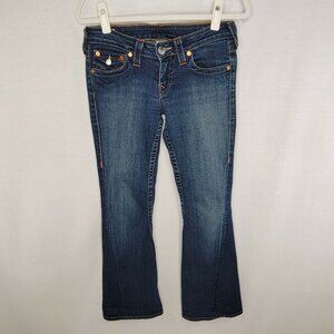 True Religion Women's Size 27 Jeans Button Flap Pockets
